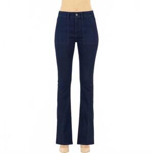 NEW MORRISON DENIM trucker wide leg jeans in addicted to love